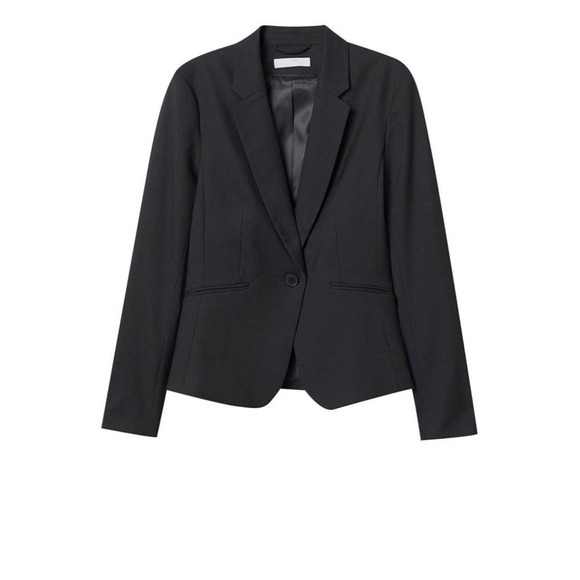 H&M EUC Slim Fitted Blazer Black Size XS Single Breasted - Picture 4 of 11